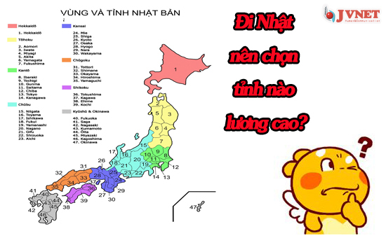 Đơn hàng đi Nhật ở tỉnh nào lương cao?