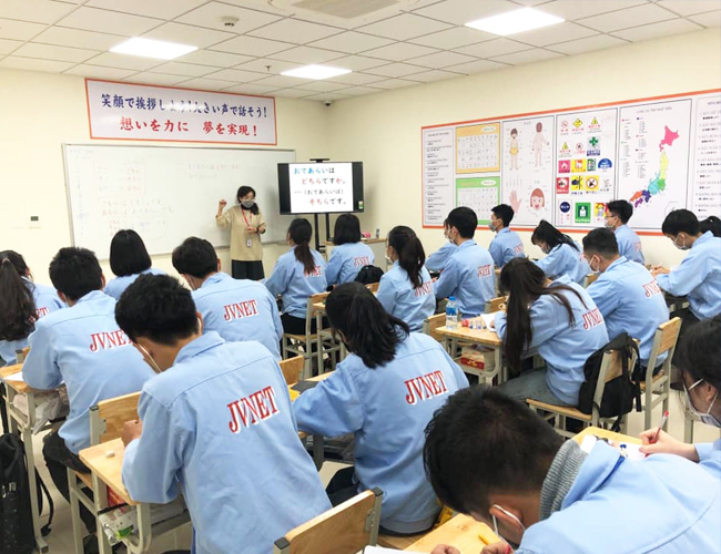 học tiếng Nhật tại trung tâm xklđ JVNET