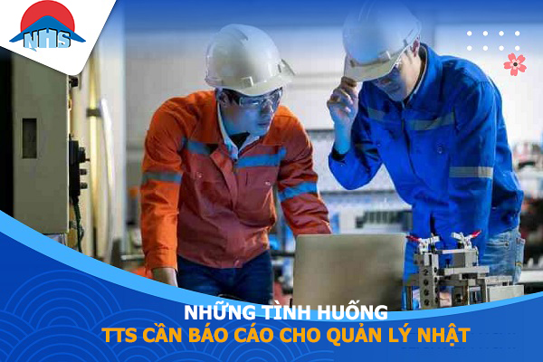 những tình huống cần báo cáo cho quản lý Nhật